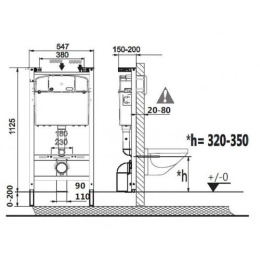 Фото Инсталляция для подвесного унитаза Roca Active (89011101B)