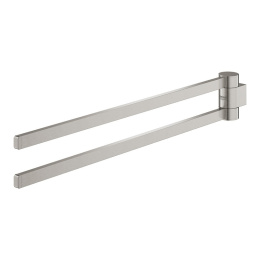 Полотенцедержатель двойной поворотный Grohe Selection 41063DC0, суперсталь