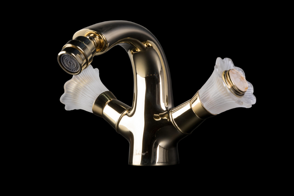 Фото Смеситель для биде Boheme Camelia (296-Camelia) золото