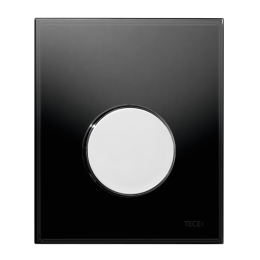 TECEloop Urinal Панель смыва, стекло черное, клавиша хром глянцевый