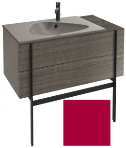 Тумба под раковину Jacob Delafon Nouvelle Vague 100 см, EB3031-R3, с выступом, цвет - малиновый глян