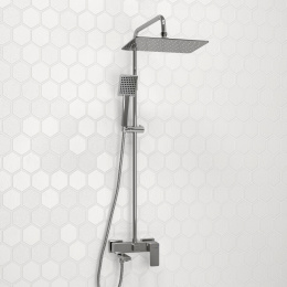 Фото WasserKRAFT A177.069.141.010.CH Душевая система со смесителем