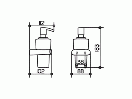 Фото Дозатор жидкой пены Keuco Elegance 11653019000, хром