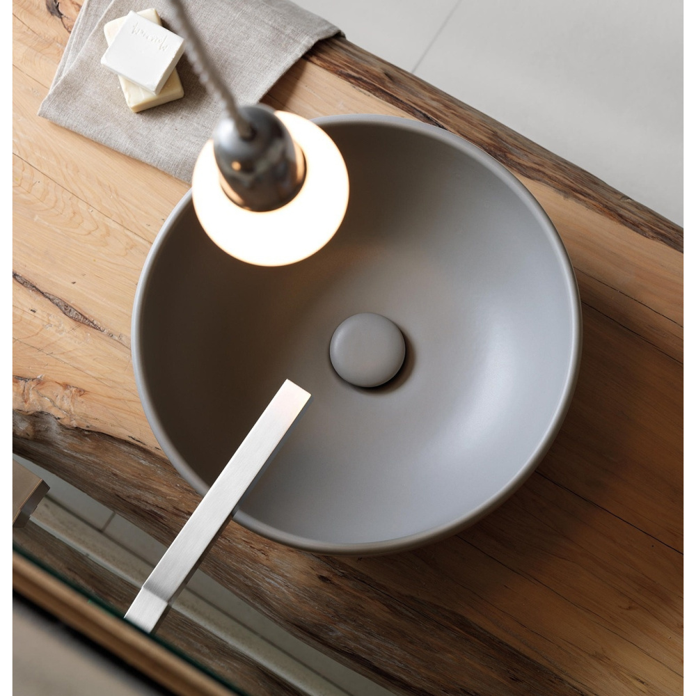 Ceramica CIELO Shui SHBA45 BR - Раковина накладная Ø45 (Brina)