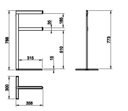 Полотенцедержатель Gessi Eleganza (46571#031) хром