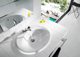 Раковина встраиваемая 56 см Roca Java (327863000) белый