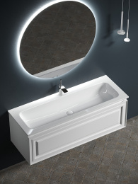 Фото Тумба под раковину 120 см Sancos Very (VR120W) подвесная Bianco