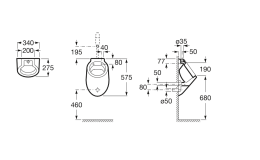 Фото Писсуар Roca Spun (353149000) белый