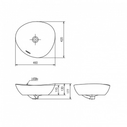 Фото Раковина Toto TA LS903MTVE#CMW 46 белый