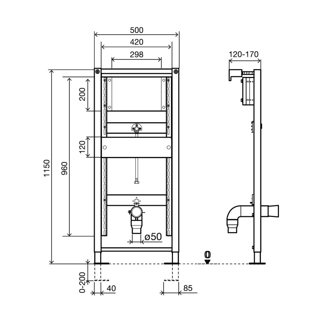Инсталляция EURO II URINAL , OLI 136179