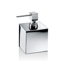 Фото Дозатор для жидкого мыла Decor Walther Cube (0825000), хром