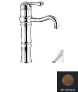 Фото Смеситель Nicolazzi Classico Monokomandi 3472DB76 для раковины, старая бронза/Mont Blanc