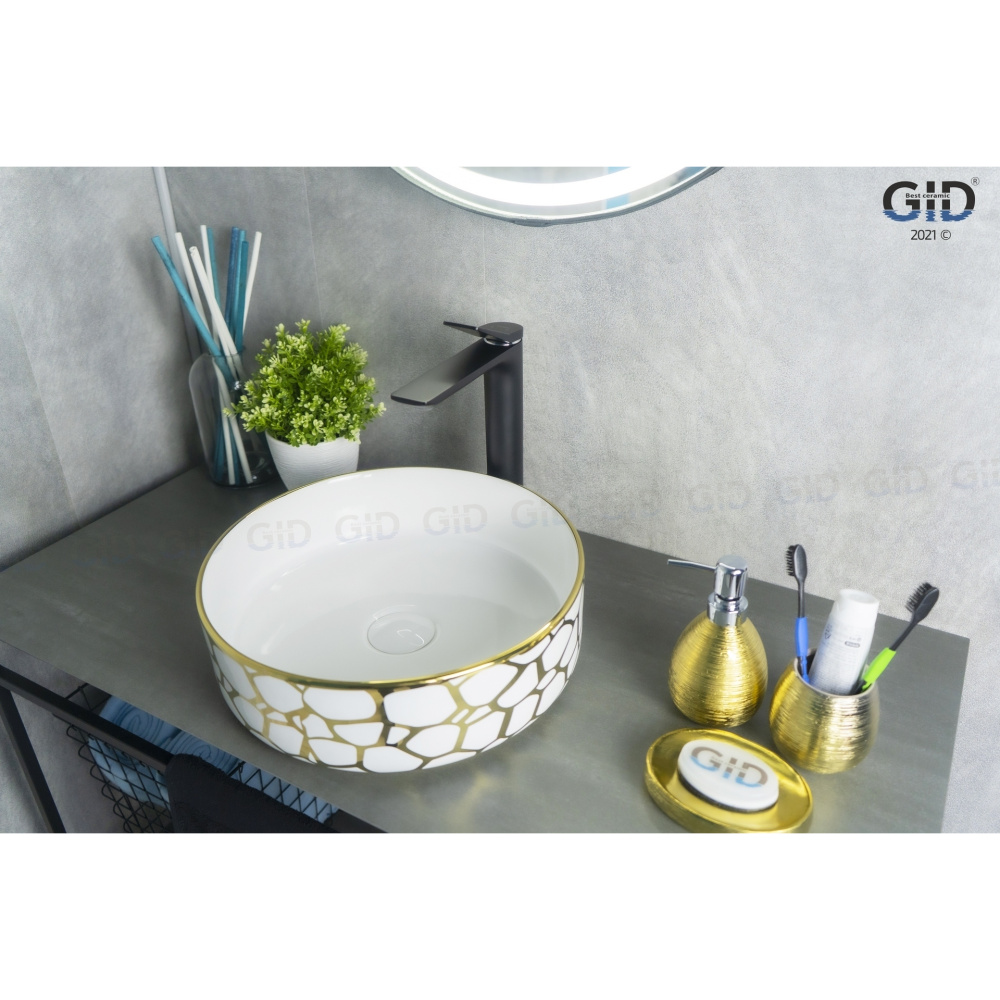 Раковина накладная Gid D1357h018