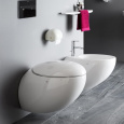 Унитаз подвесной Laufen Alessi One (8.2097.1.757.000.1) белый матовый, безободковый, 58х39см