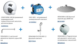 Душевая система Ideal Standard Ceratherm (BD006XC) хром
