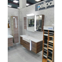Тумба с раковиной Тумба с раковиной Pelipal Cassca CS-WTUSL04 Comfort графит422/401 121 см подвесная, графит