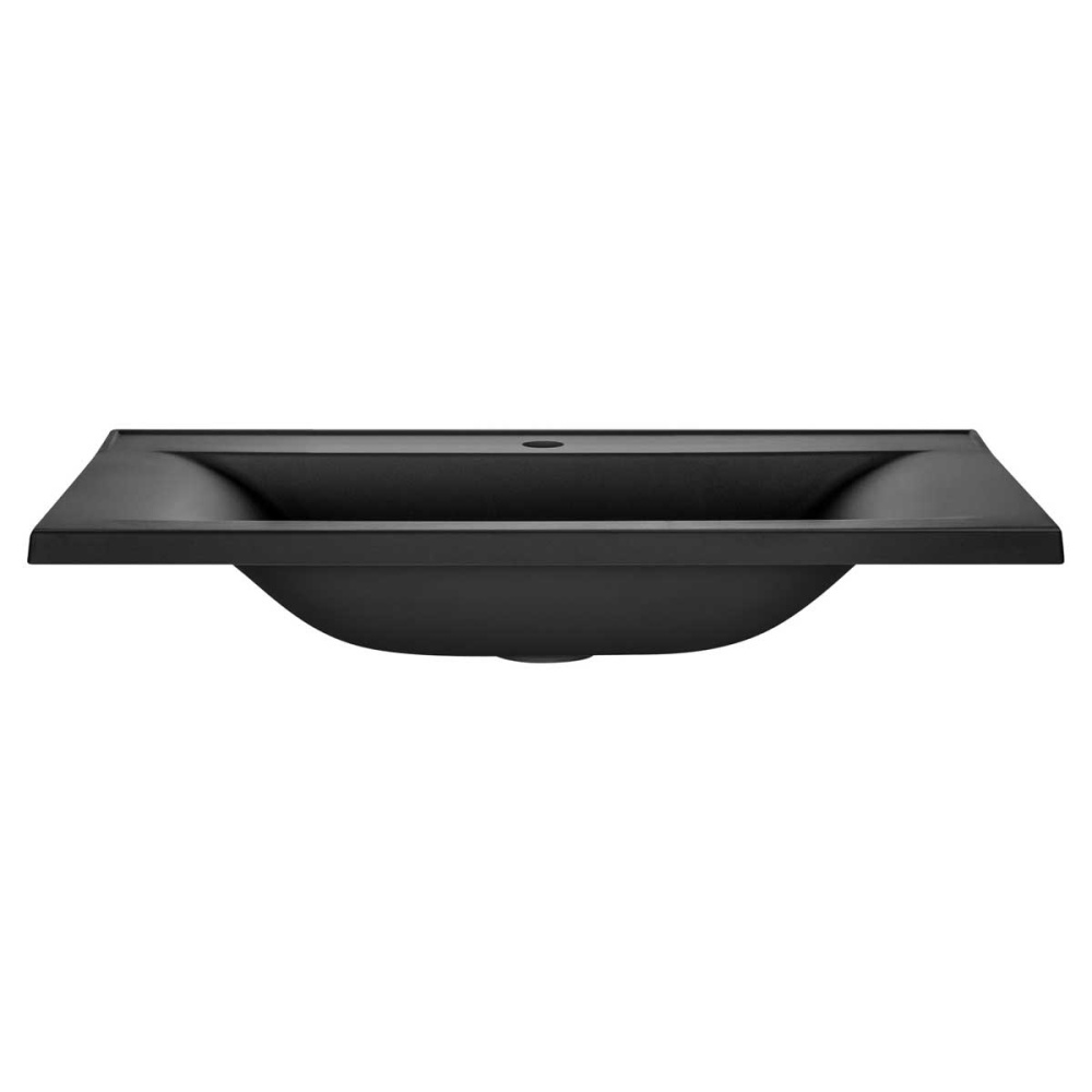 Раковина из кварцевого камня Vincea (VCB-3M800B) черный матовый
