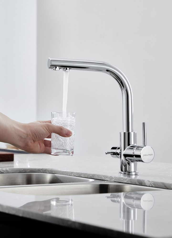 Смеситель для кухни Paulmark Essen (Es213011-CR) хром