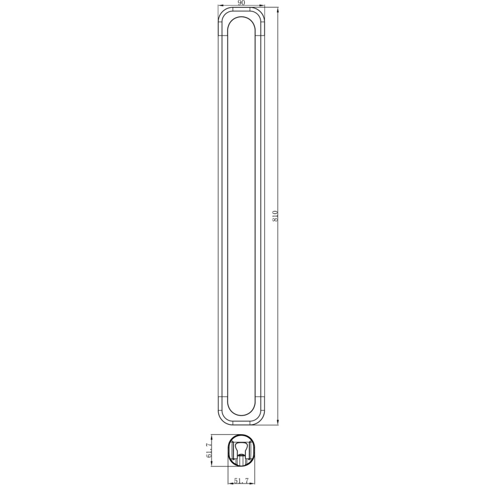 Стойка душевая Lemark (LM8074CG) хром, золото