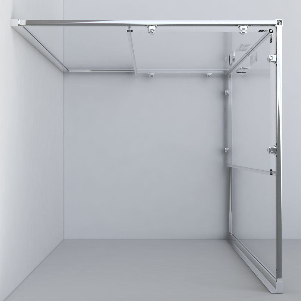 Душевой уголок Vincea Garda (VSS-1G8011CGB) черный