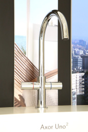 Фото Axor Uno 38040000 Смеситель для раковины (хром)