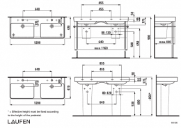 Подвесная раковина Laufen Pro S 8.1496.6.000.104.1