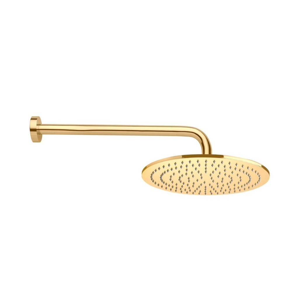 Комплект для душа Paffoni LIGHT (KITLIG015HG006) медовое золото