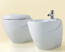 Чаша для унитаза приставного Azzurra Clas CLA100B1/P