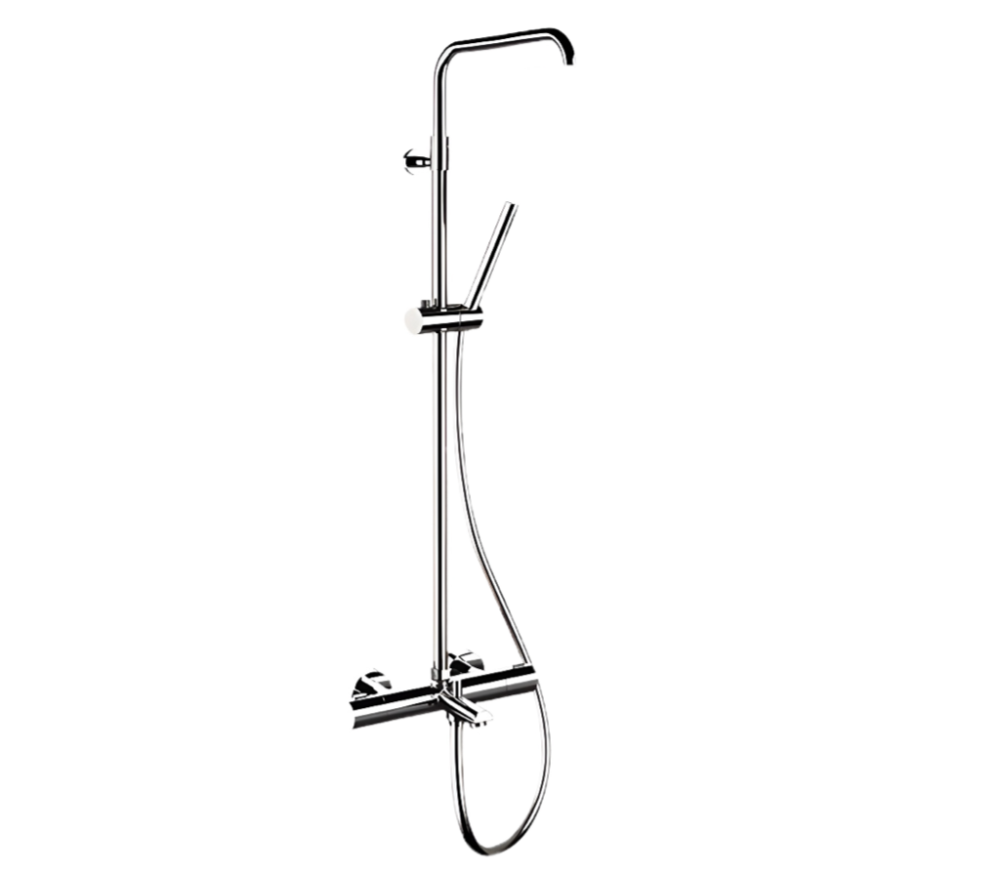 Фото Душевая система термостатическая с изливом Remer Elegance EQ34A7MMSSOF