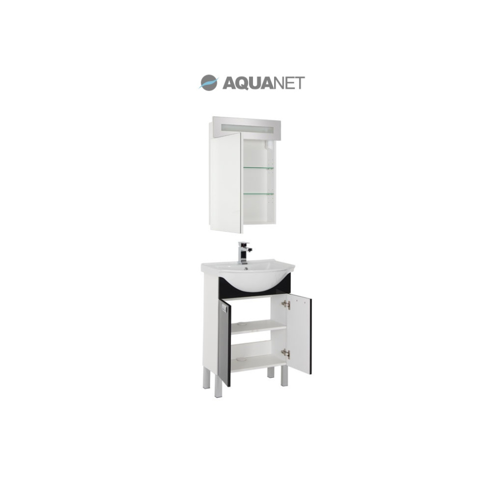 Мебель для ванной Aquanet Адель 60 черный