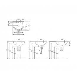 Полупьедестал для раковины Ideal Standard Ecco V921001