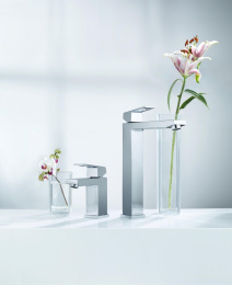 Фото Смеситель для раковины Grohe Eurocube 23406000 корпус высокий