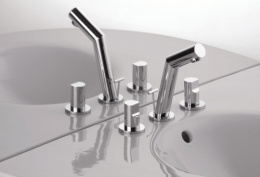 Фото Смеситель для раковины Kludi New Waves (571430530) хром