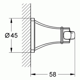 Grohe Grandera 40631000 Крючок для банного полотенца