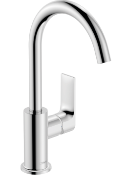 Фото Смеситель для раковины Hansgrohe Rebris E (72576000) хром