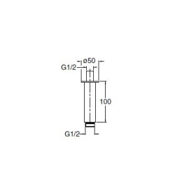 Cristina Dynamo Shower PD91651 Кронштейн для верхнего душа