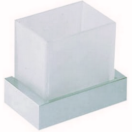 Фото Стакан для зубных щеток Cisal Quad QU09050021, хром