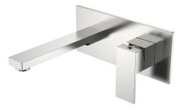 Cмеситель для умывальника Boheme Qubic (475-NB) никель