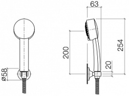 Душевой гарнитур Villeroy&Boch LaFleur (27.805.955.00) хром