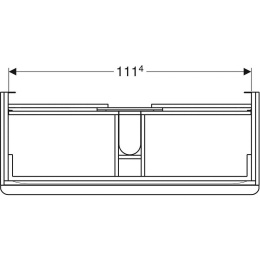 Geberit Smyle Square 500.355.JR.1 Тумба для раковины, с ящиками выдвижными