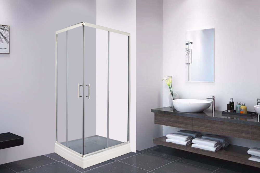 Уголок душевой Parly Quadro QZ71S с поддоном