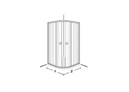 Душевое ограждение Frame To Frame DW9090NAU164V-61