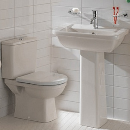 Раковина подвесная 55 см Vitra Form 300 (9602B003-7650) белый