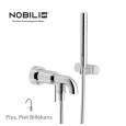 NOBILI Plus PL00150CR - Смеситель для ванны в комплекте с ручным душем (хром)