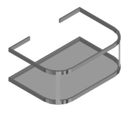 Фото Полотенцедержатель Hatria Daytime (Y0PA01)