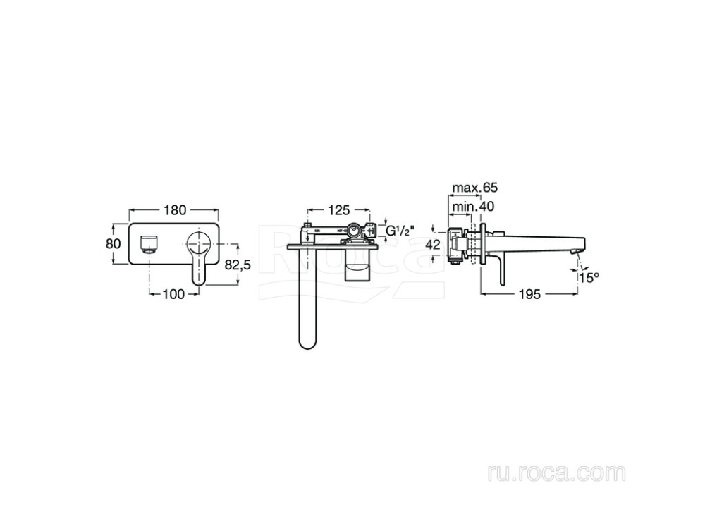 Смеситель для раковины Roca L20 (5A3L09C00) хром