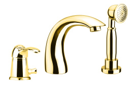 Смеситель на борт ванны Fiore Jafar 47OO5105, золото