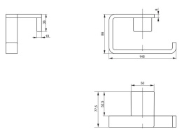 Держатель туалетной бумаги Toto NEOREST (YH900P) хром