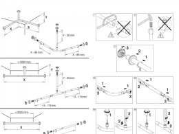 Фото Набор штанг для душевой занавески Keuco Plan 14937010900, хром