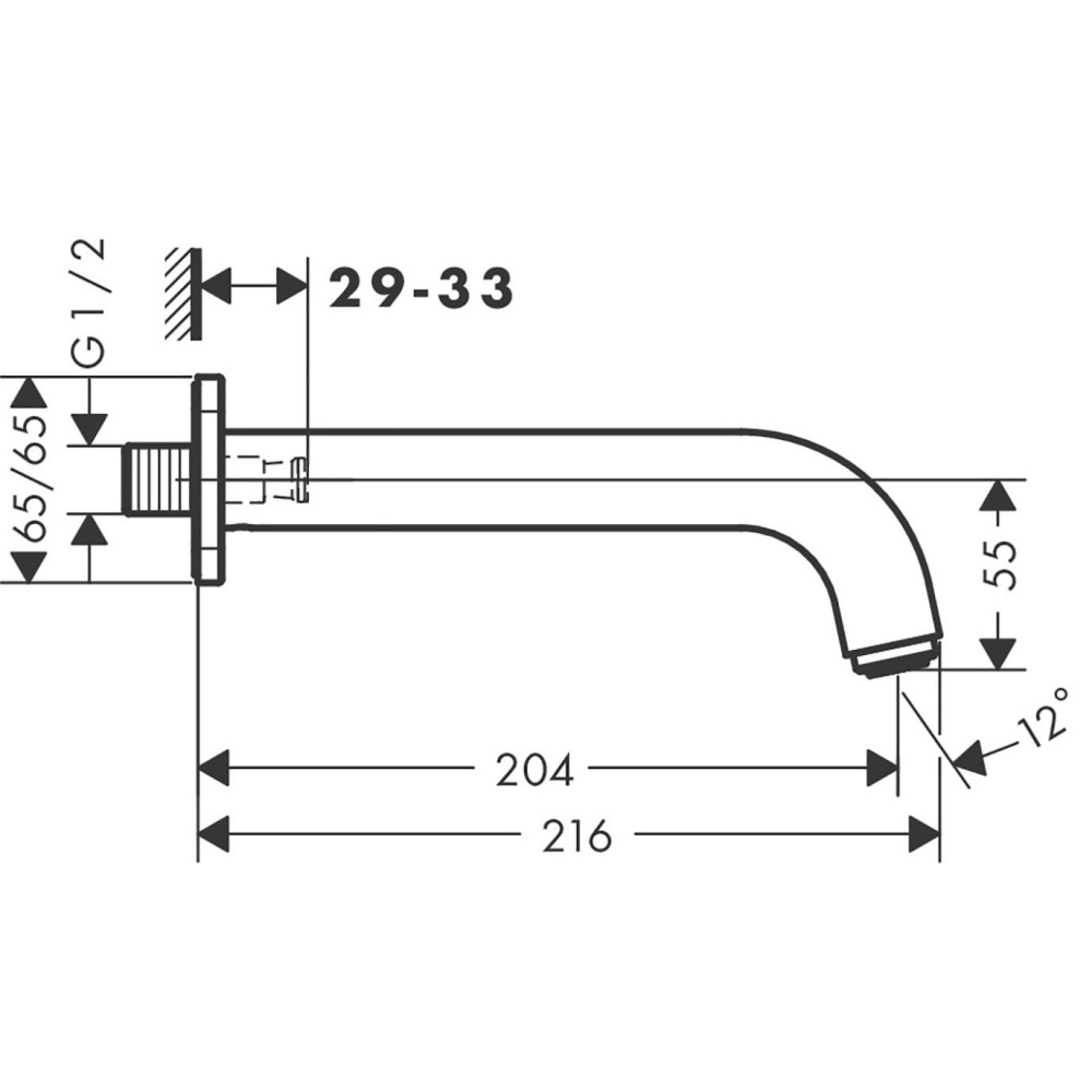 Излив Hansgrohe (71460670)